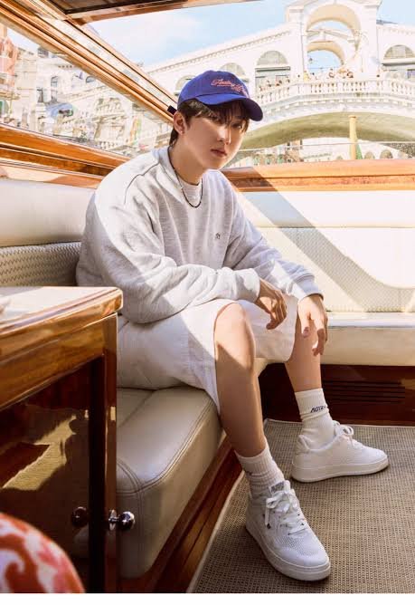 Changbin at Autry headquarters in Dolo, Italy, as the brand's first Global Brand Ambassador