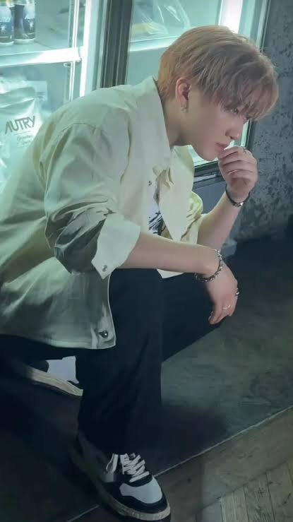 Changbin at Autry headquarters in Dolo, Italy, as the brand's first Global Brand Ambassador